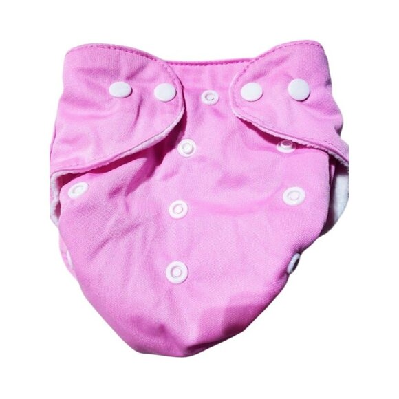 Quainquhui Reusable Cloth Diaper Set of 8 Adjustable SnapOn Washable EcoFriendly - Picture 3 of 4